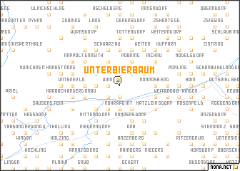 map of Unterbierbaum