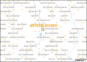 map of Unterbleichen