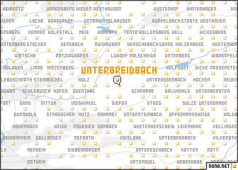 map of Unterbreidbach