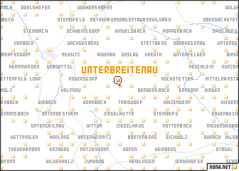 map of Unterbreitenau