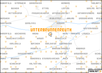 map of Unterbrunnenreuth