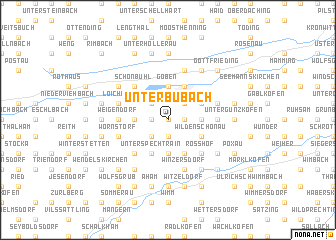 map of Unterbubach