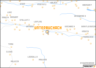 map of Unterbuchach