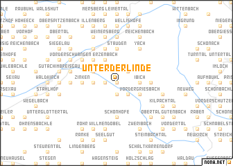 map of Unter der Linde