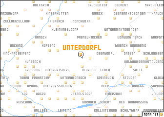 map of Unterdörfl