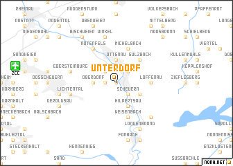 map of Unterdorf