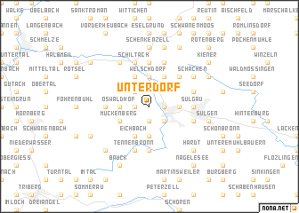 map of Unterdorf