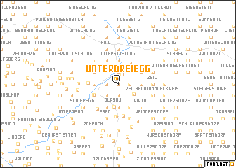map of Unterdreiegg