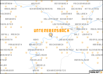 map of Unterebersbach