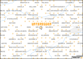 map of Untereggen