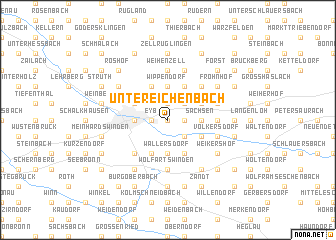 map of Untereichenbach