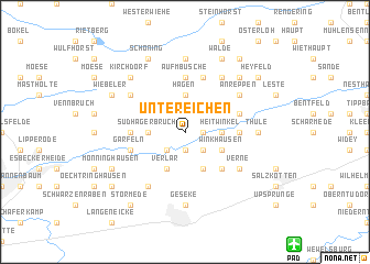 map of Untereichen