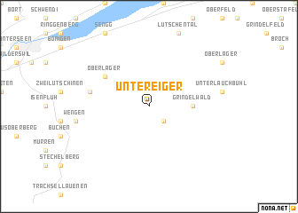 map of Unter Eiger