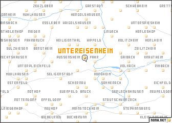 map of Untereisenheim