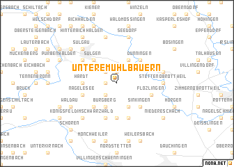 map of Untere Mühlbauern