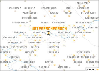 map of Untereschenbach