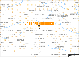 map of Unterfahrenbach