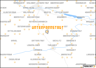 map of Unterfarnstädt
