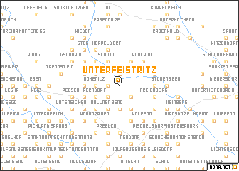 map of Unterfeistritz