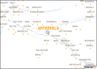 map of Unterfeld
