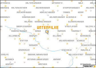 map of Unterfilke