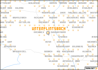 map of Unterflintsbach