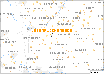 map of Unterflockenbach