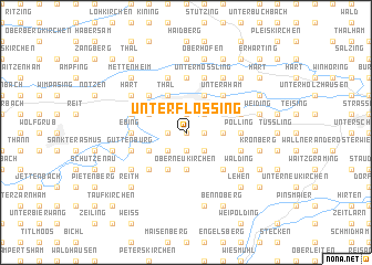 map of Unterflossing