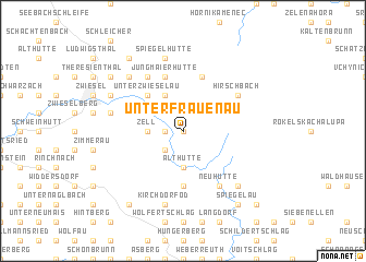 map of Unterfrauenau