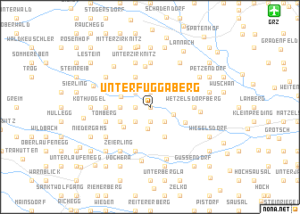 map of Unterfuggaberg