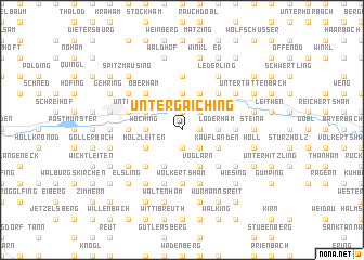 map of Untergaiching