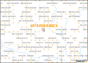 map of Untergaisbach