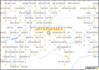 map of Untergassen