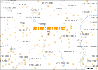 map of Unter Gersprenz