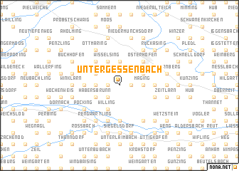 map of Untergessenbach