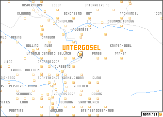 map of Untergösel