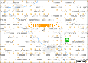 map of Untergräfenthal