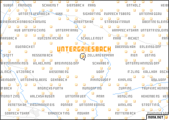 map of Untergriesbach