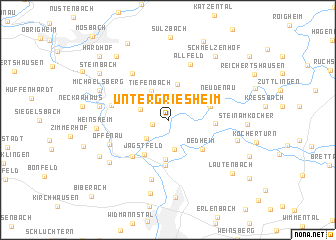 map of Untergriesheim