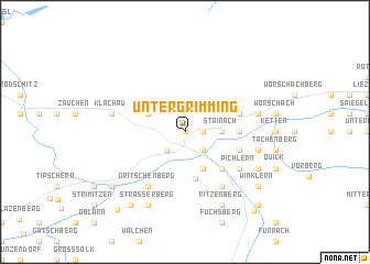 map of Untergrimming