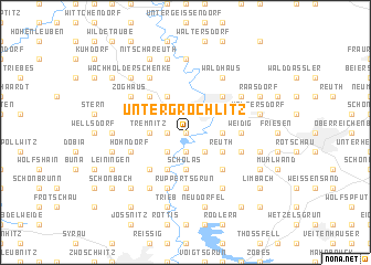 map of Untergrochlitz
