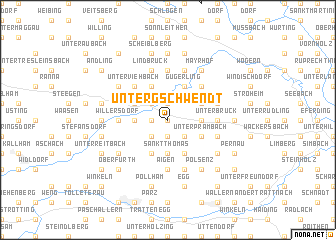 map of Untergschwendt