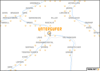 map of Untergufer