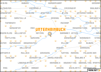 map of Unterhaimbuch