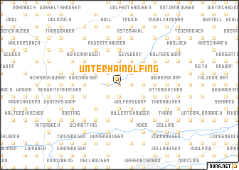 map of Unterhaindlfing