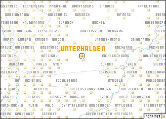 map of Unterhalden