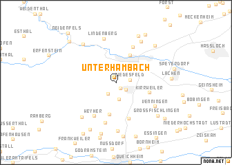 map of Unter-Hambach