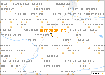 map of Unterharles