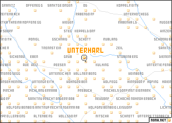 map of Unterharl