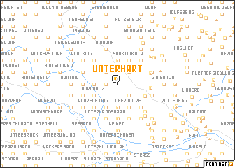 map of Unterhart